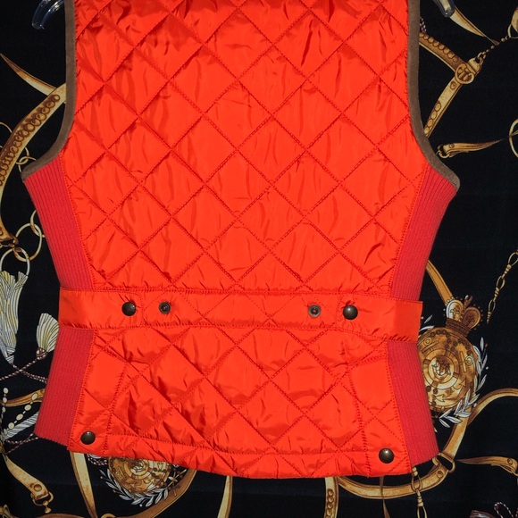💝🎄Ralph Lauren Sport Quilted Vest w/ Suede Trim - Picture 4 of 4